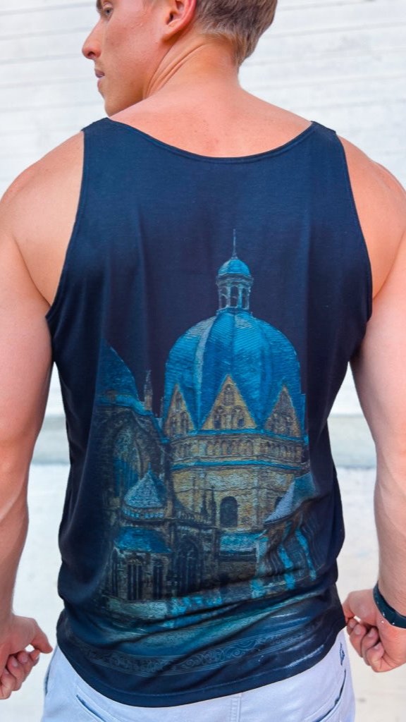 Charlemagne Cathedral - Black Tank